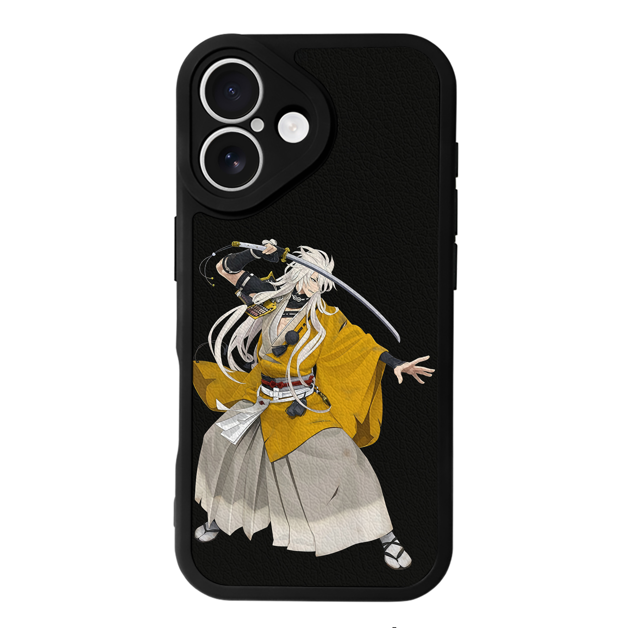 （画像用） 刀剣乱舞 Touken Ranbu 【iPhone 16シリーズ対応】シリコンスマホケース（レザー調） 材質：シリコン